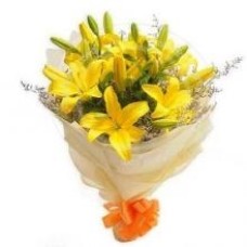 Yellow Lilies Bouquet