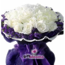 White Rose Sympathy to Macau