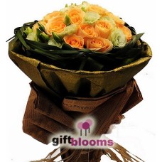 Rosa Champagne Bouquet to Taiwan