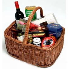 Gourmet Goodies Wine Gift Basket