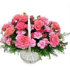 I Love My Mom Flower Basket to Japan