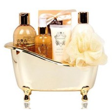 Chamomile Gold Tub Spa Bath Gift Set