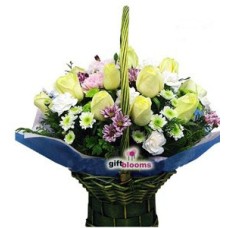Mixed Flower Arrangement for Sympathy to Korea