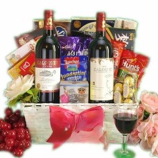 French Wine Duo Basket