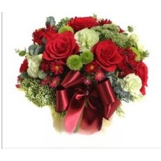 Floral Red Flower Pot to South Korea