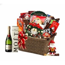 Xmas Moet Celebration Gift Basket