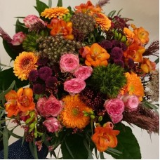 A mixture of autumn colors