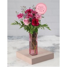 Happy Mothers Day Purple Wooden Box