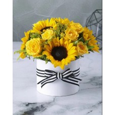 Sunflower And Lily Box