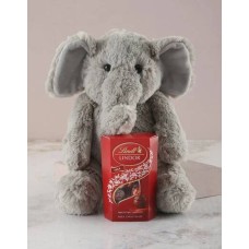 Elephant Plush Toy and Lindt