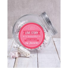 Our Love Story Candy Jar