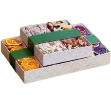 Nut and Dehydrated Fruit Crisps Gift Tower