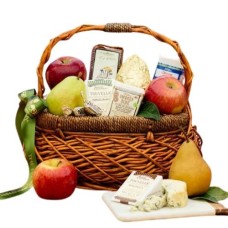 Artisan Fruit and Cheese Basket