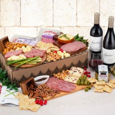 Wine Duo & Charcuterie Gift Box