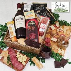 Buona Vita Italian Vino & Antipasto Gift Box - Thank You