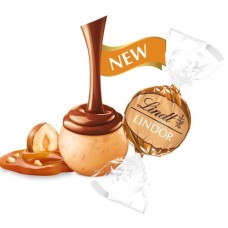 Golden Caramel Hazelnut LINDOR Truffles 800-pc Case (353 oz)