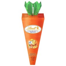Lindt Gold Bunny & Friends Assorted Chocolates Carrot Box (3.7 Oz)