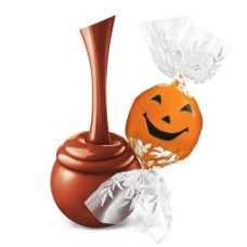 Milk Chocolate Jack - O - Lantern LINDOR Truffles 800-pc Case (353 oz)