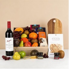 Fruit Basket & Red Wine