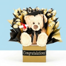 Graduation Gift Bear & Chocolate Bouquet