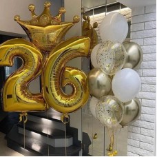 Set,of,air,balloons,with,numbers,and,crown