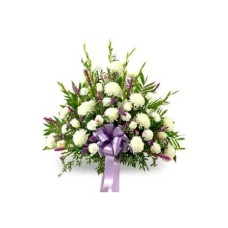Purple and White Delight Basket#5