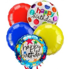 5 Pieces Happy Birthday Balloons