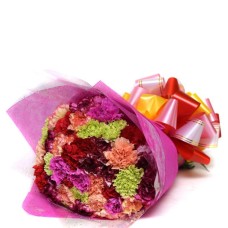 Exclusive Mixed Carnation Bouquet