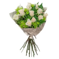 Cream Supreme (Small (12 Roses))