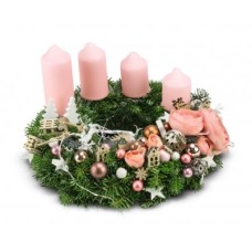 Advent wreath Rose