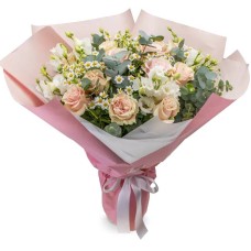 Flower of roses and lisianthus – Sabine (Small)