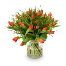Bouquet of red tulips – Martine (Small)