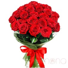 "Abundant Rose" Bouquet (white / standard (local flowers))