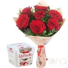 "Thinking about You" set (red / standard (local flowers))