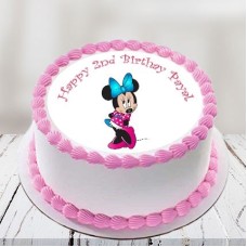 Minnie Mouse Photo Cake (3 Kg)