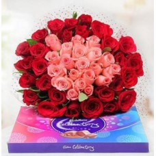 Valentine Token of Love (45 Red Roses)