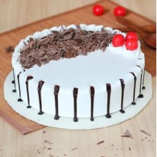 Snowy Black Forest Cake (1 Kg Cake)