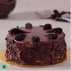 Dark Choco cake with chocolate Shavings (1 Kg Cake)