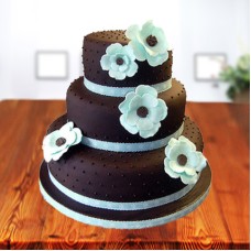 3 Tier Chocolate Truffle Cake (10 Kg Chocolate Truffle Cake)