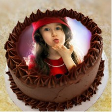 Chocolate Photo Cake (1 Kg)