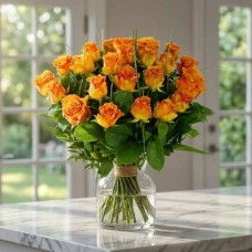 25 Orange/salmon pink (25 Orange/salmon pink with foliage)