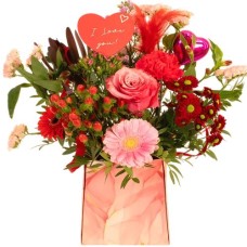 Bag of flowers Full of love (Small bag full of love medium with flowers)