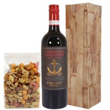 Fortant Red wine (Fortant red wine + 300 grams snack mix nuts)