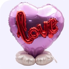 Balloon gift love lilac