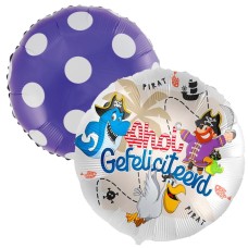 Ahoi Congratulations balloon duo