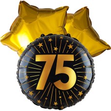 Balloonbouqet 75th birthday