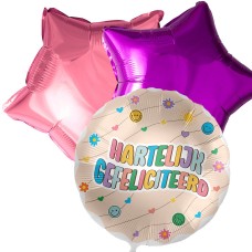 Balloon bouquet congratulations smiley