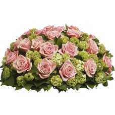Funeral arrangement of pink roses (Standard (S))