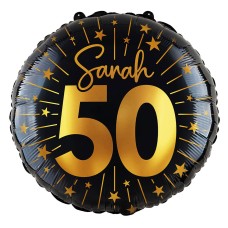 Sarah 50 balloon