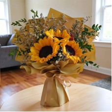 Bouquet of 3 Sunflowers (Classic)